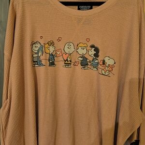 Torrid Peanuts Valentine's Snoopy shirt
